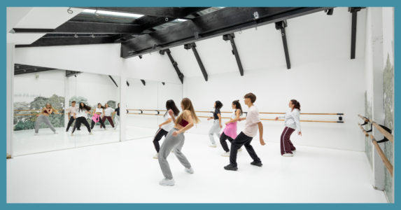 Street Dance Class in a Dance Studio