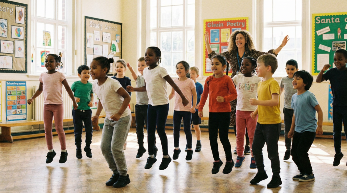 primary school dance lesson