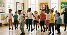 primary school dance lesson
